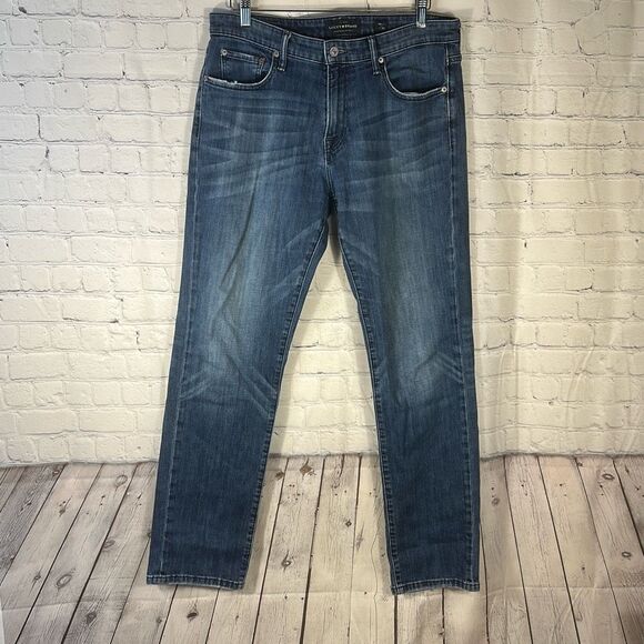 Lucky Brand Men’s 221 Original Straight Jeans size W34 x L32 7M11996 - Picture 1 of 12